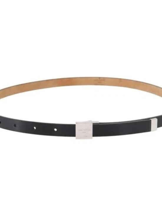 LOUIS VUITTON Ceinture Carre Belt Leather 37\